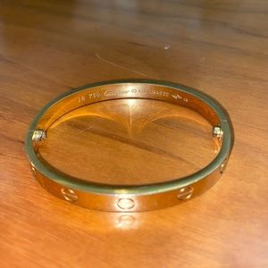 Cartier LOVE bracelet It needs to been cleaned however in great condition